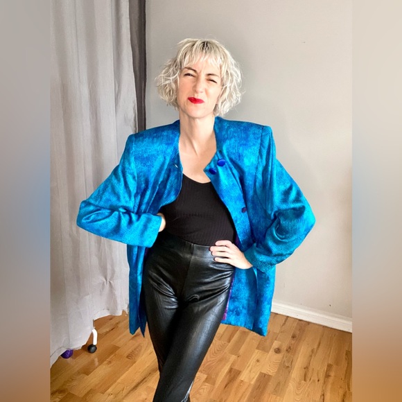 Vintage Flora Kung Silk Jacket - Picture 8 of 14